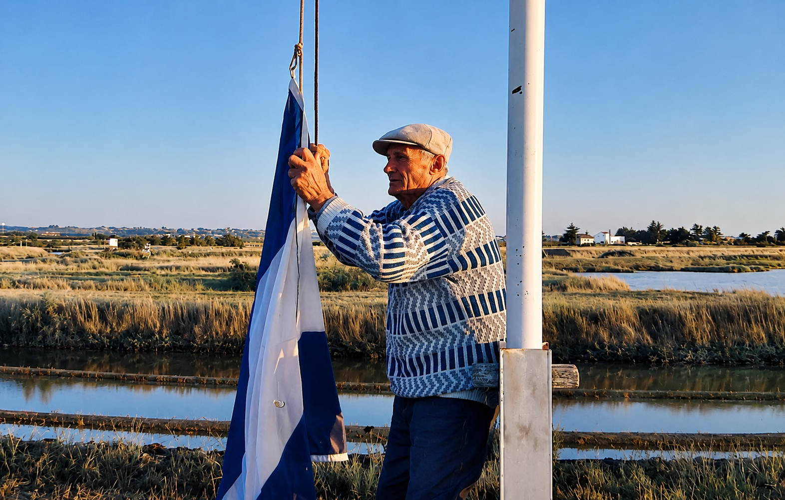 You are currently viewing Levée du mât du marais salant Rivolia : un patrimoine vivant du Marais d’Olonne