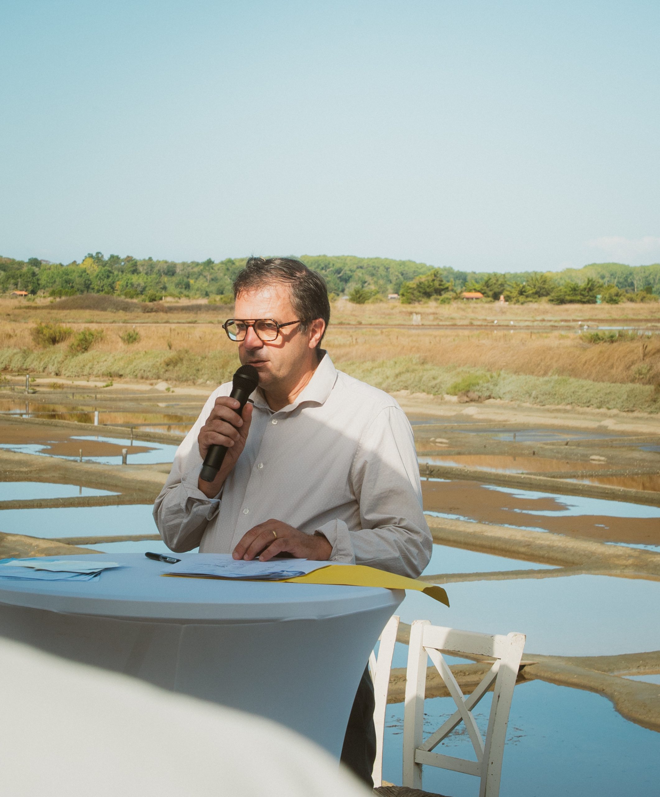 ASMG Inauguration du mât marais île d'olonne