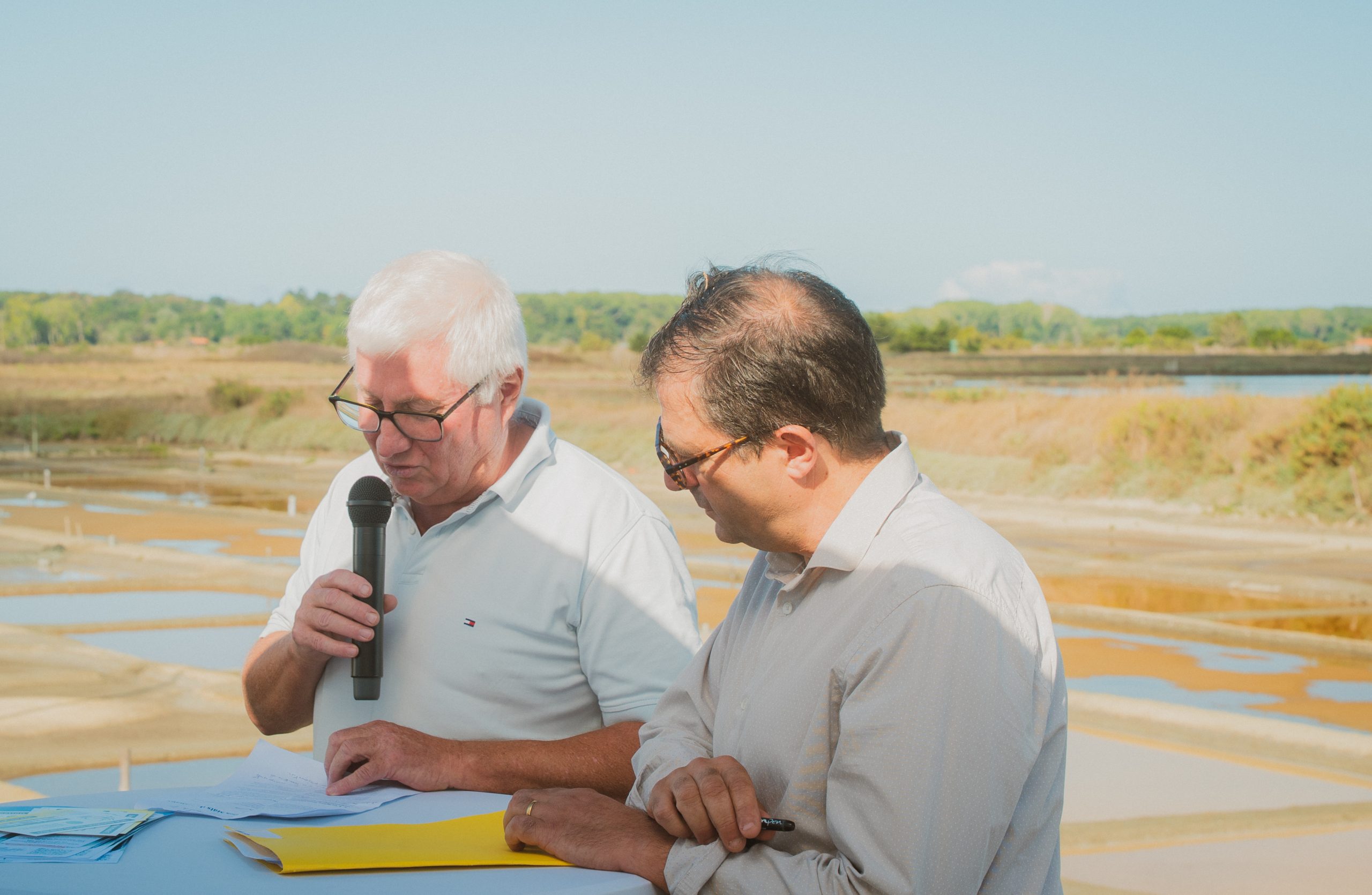 Jean-François CAHUEAU - ASMG Inauguration du mât marais île d'Olonne