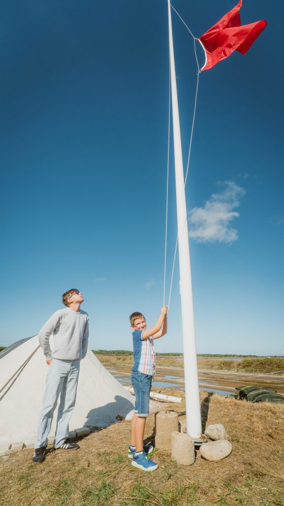 ASMG Inauguration du mât marais île d'olonne