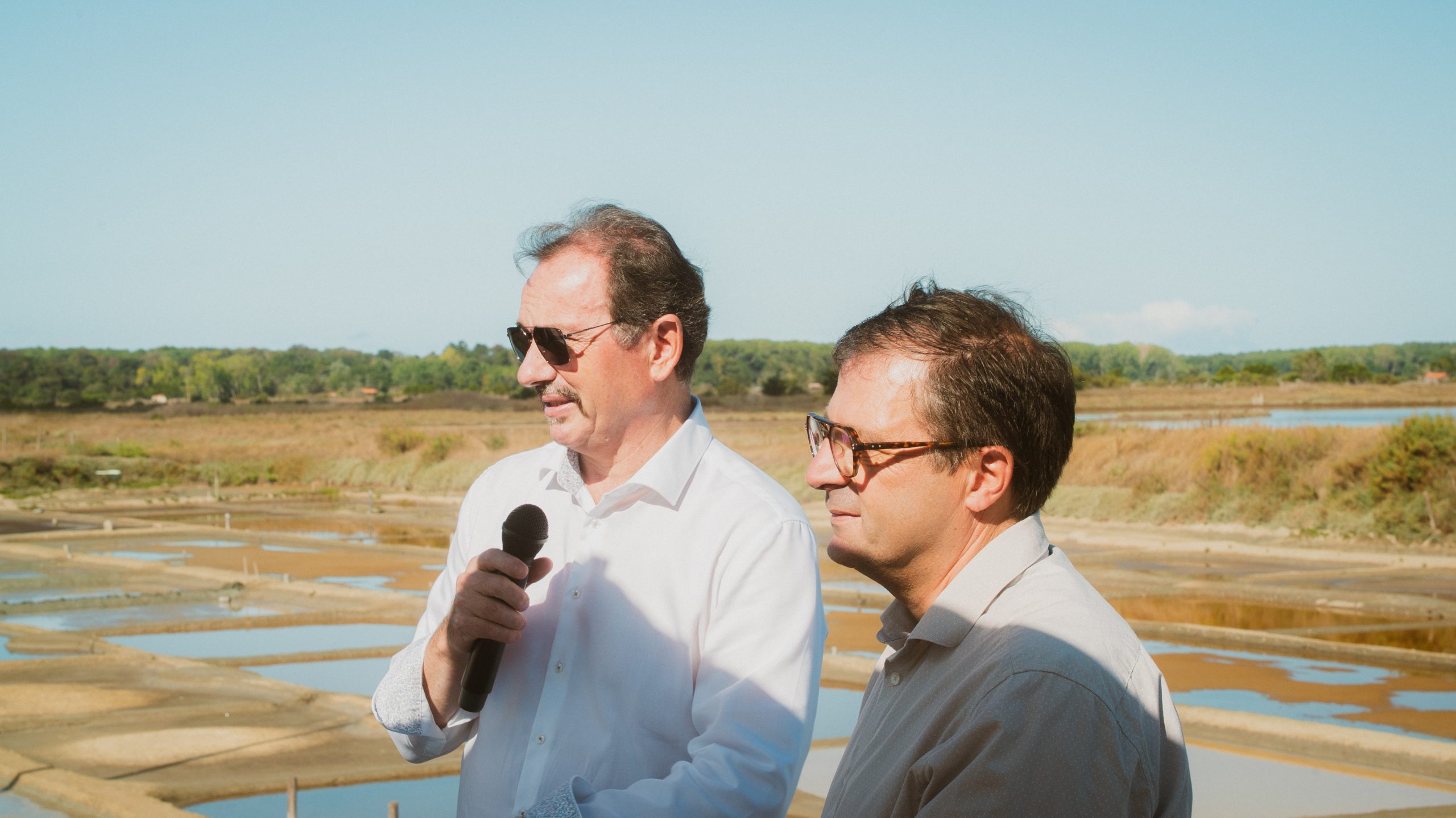 M. ASMG Inauguration du mât marais île d'olonne