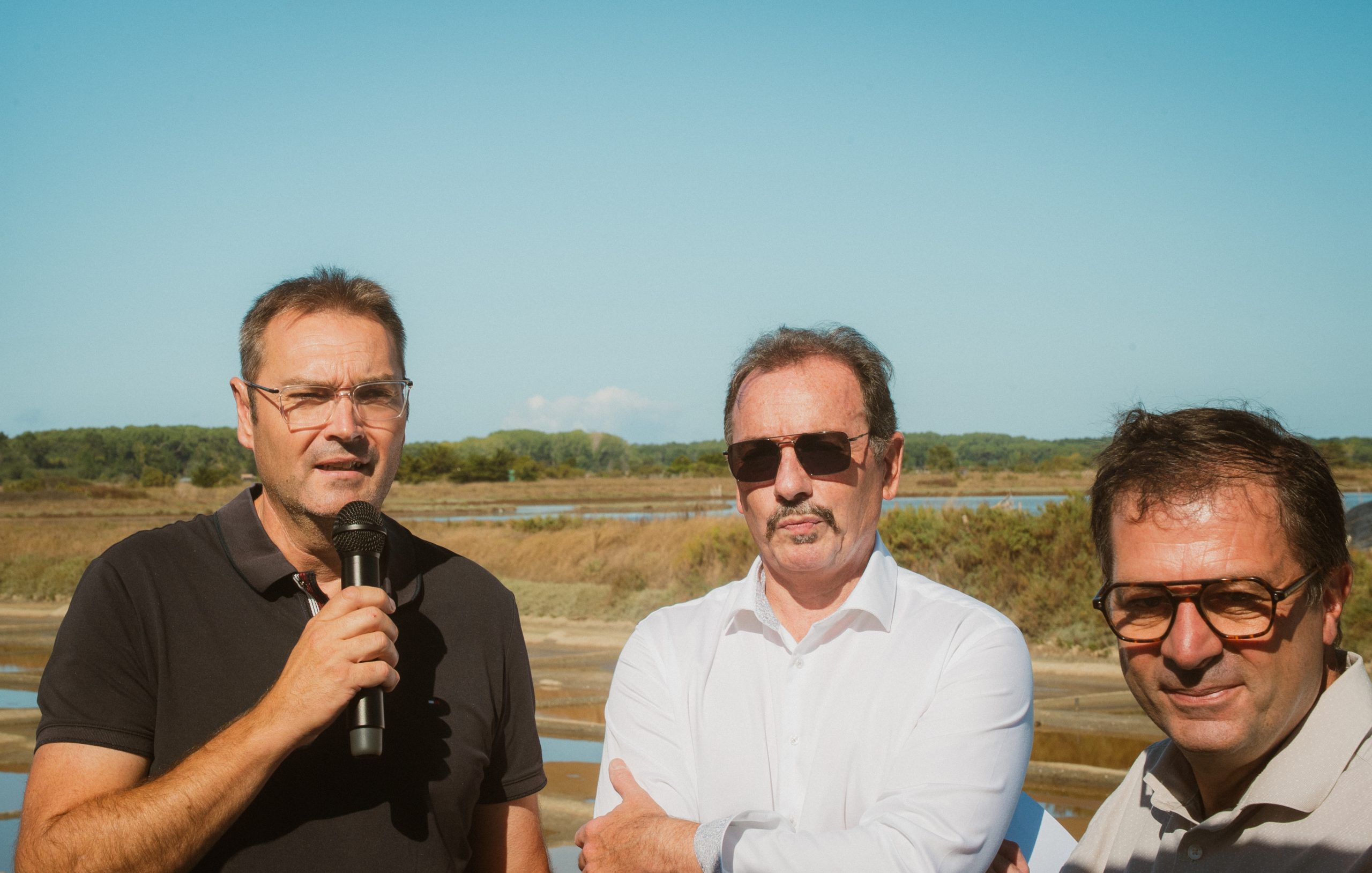 M. CHABOT ASMG Inauguration du mât marais île d'olonne