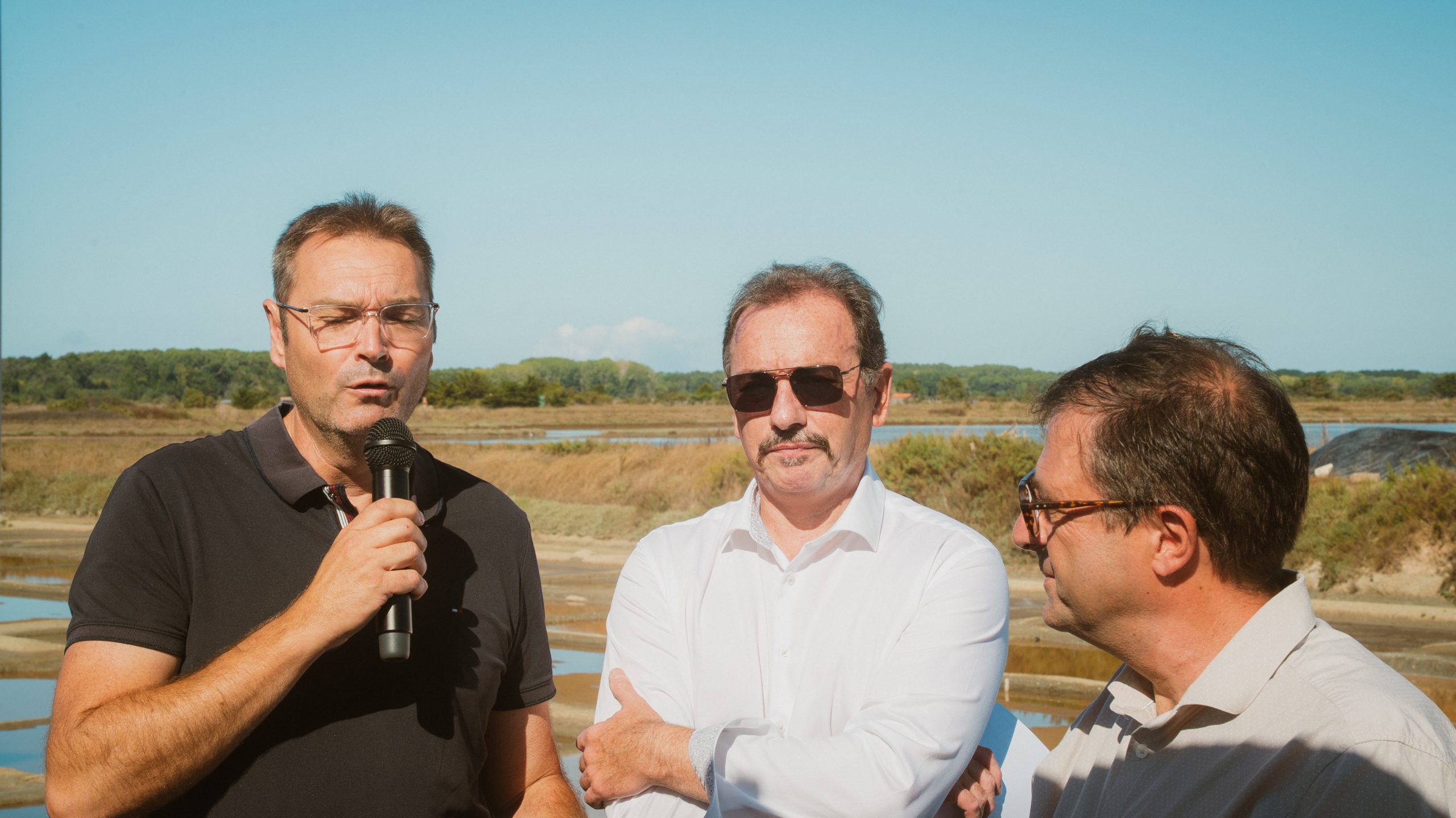 M. CHABOT ASMG Inauguration du mât marais île d'olonne