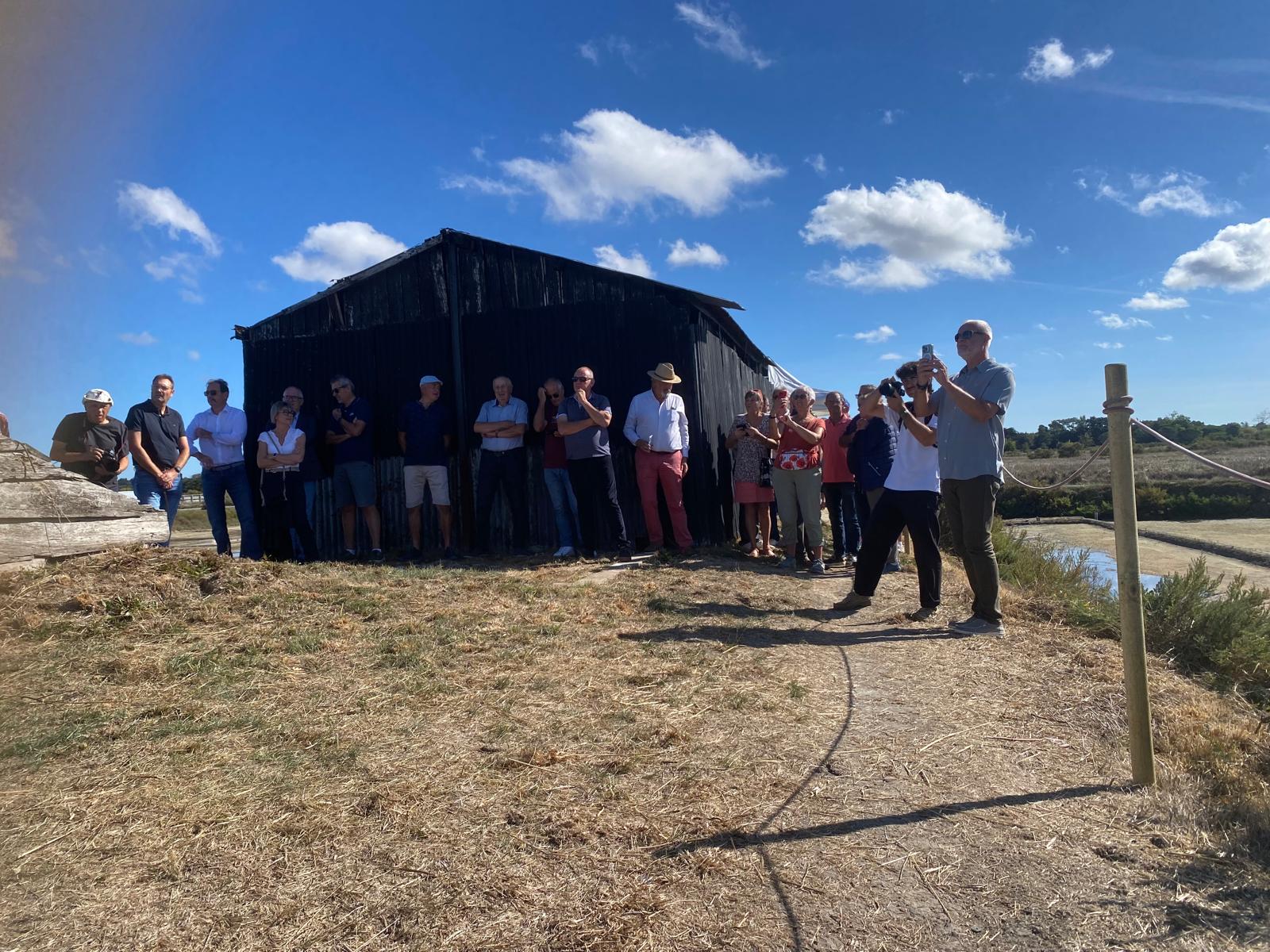 ASMG Inauguration du mât marais île d'olonne