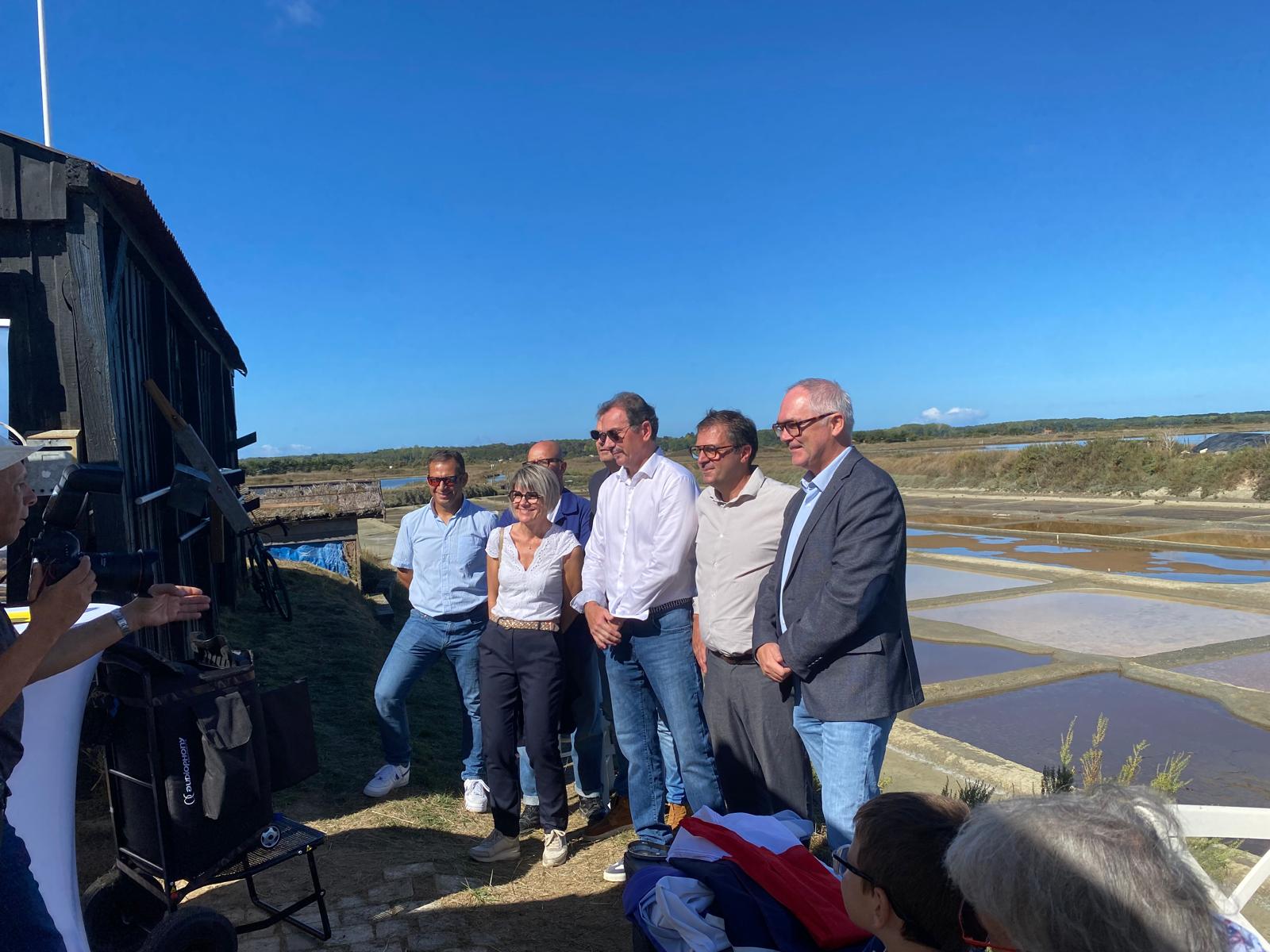 ASMG Inauguration du mât marais île d'olonne