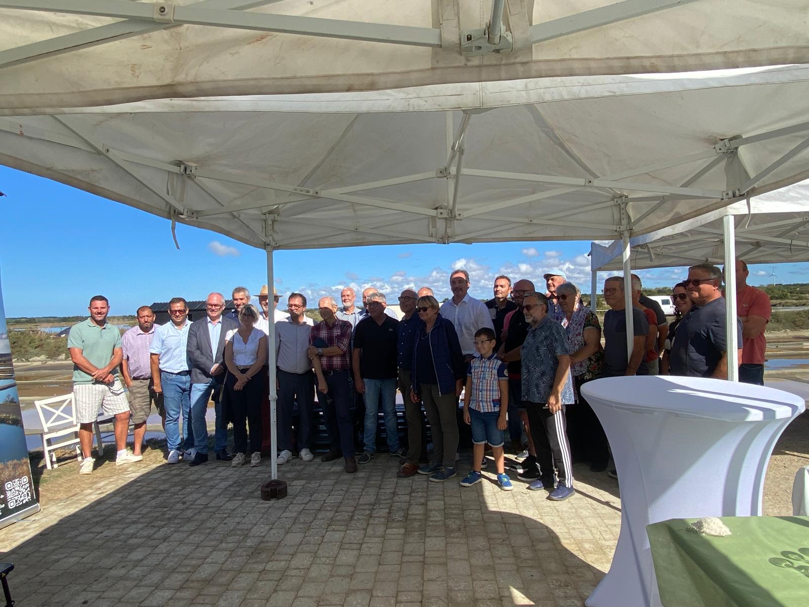 ASMG Inauguration du mât marais île d'olonne