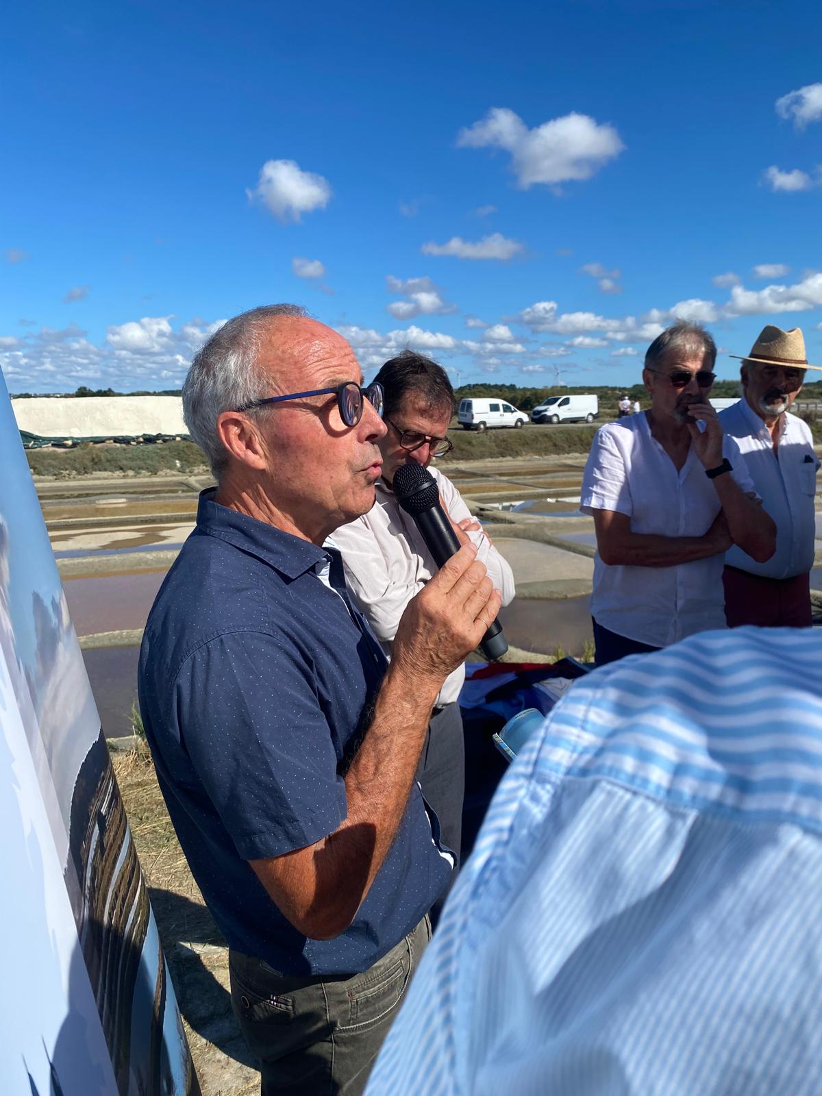 ASMG Inauguration du mât marais île d'olonne